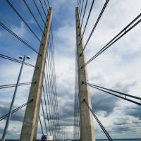 Öresundbrücke, Skane, Schweden, Skandinavien/ Oresund bridge, Sweden,Scandinavia